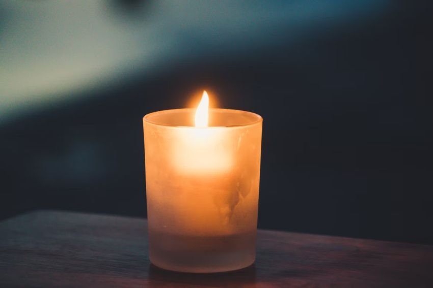 burning candle image