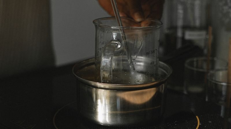 Melting Wax In A Pot