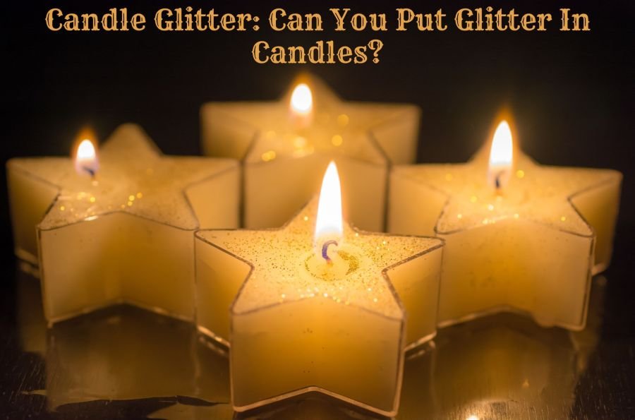 Candle Glitter - candles with layer of glitter