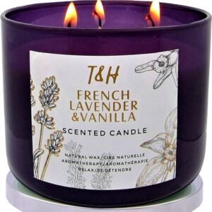 T&H French Lavender Vanilla Scented Candles