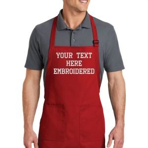 Customized Embroidered Aprons by Place4Print
