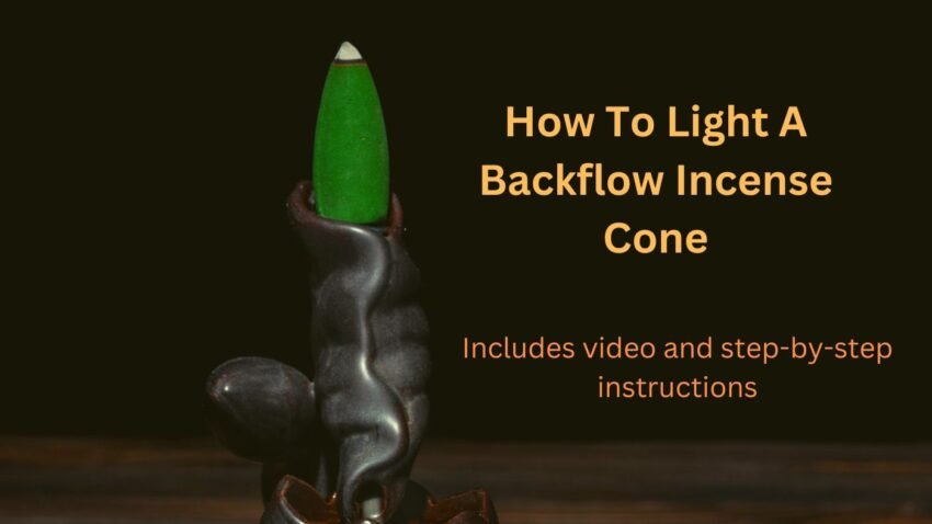 How To Light A Backflow Incense Cone - title image
