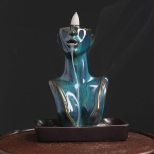 Statue Backflow Incense Holder